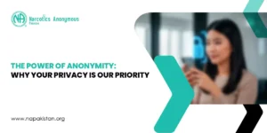 Blog cover image titled "The Power of Anonymity: Why Your Privacy Is Our Priority."