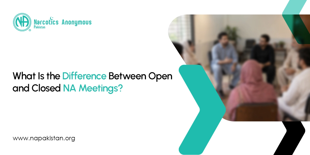 open vs. closed NA meetings